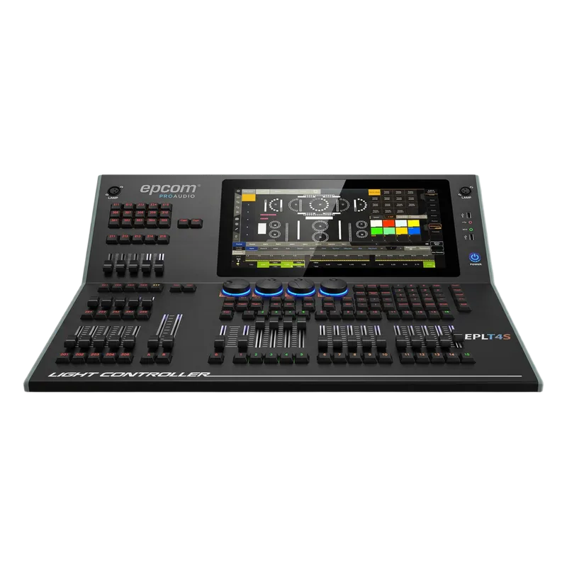 CONSOLA TOUCH SCREEN PANTALLA 15.6" | DMX 6144CH PARA LIGTHING EPCOM PROAUDIO EPLT4S