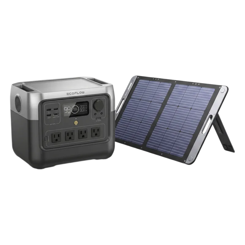 Kit de Energía Portátil / Estación 768 Wh / Salida AC 800 W (1600 W X-Boost) / Panel Solar 200 W / Batería LiFePO4 / IP67 UGREEN KITEFR62015114
