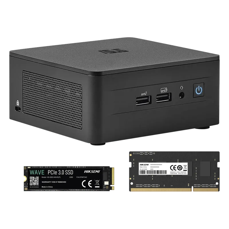 Mini PC Kit / Intel Core i7-1360P / 8 GB RAM / 256 GB SSD / HDMI Múltiples Pantallas / Formato Compacto ASUS NUCASI713I8G256G