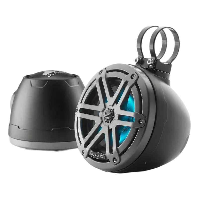 Altavoz Marino JL de 6.5 Pulgadas / Coaxial Cerrado / 75W RMS / 89.5 dB SPL / 4&Omega; / Iluminación LED Transflective™ y RGB / Cúpula de Seda / Cono de Polipropileno JL AUDIO 10-03259-00