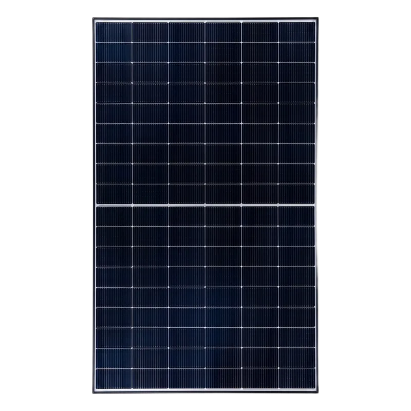 Módulo Solar Bifacial Doble Vidrio / 630W / 49.95 Vcc / Marco de Fibra de Vidrio / Monocristalino N-Type TOPCon / 132 Celdas 182x210 mm / Eficiencia 23.3% LEAPTON LP182*210M66NB630W