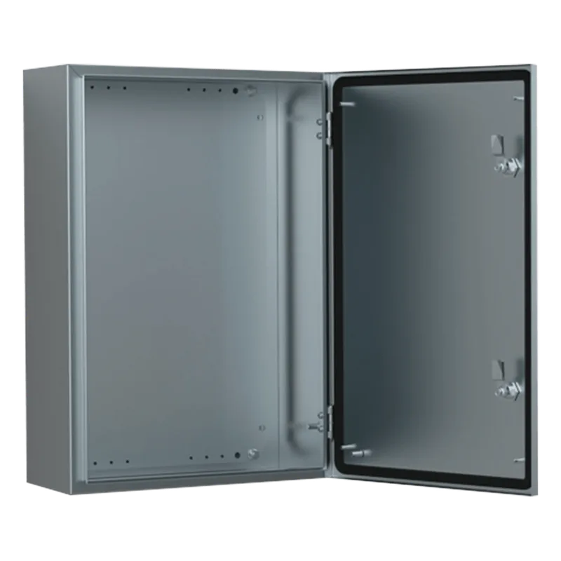 Gabinete de Acero Inoxidable 304L ASR IP66 / 500x500x210 mm (19.7x19.7x8.3 in) / 1 Cerradura / Montaje Placa 2 mm HOFFMAN ASR0505021