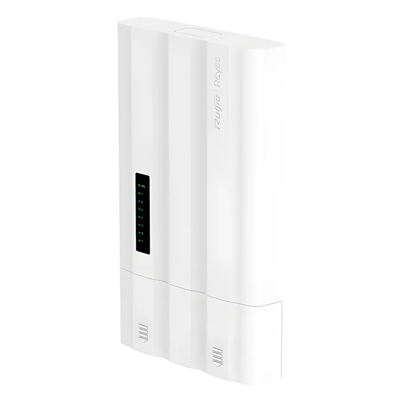 Switch PoE para Exteriores / 7 Puertos Gigabit / 5 RJ45 + 2 SFP / PoE+ 60W / ERPS / IP65 / -30°C a 65°C / Gestión Cloud / Capa 2 / Fanless RUIJIE RG-ES207GS-AC-OD