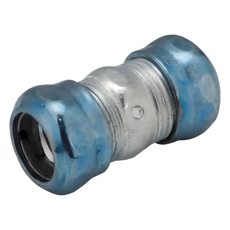 Cople Compresión Hermético de Acero Galvanizado para Pared Delgada de 1" . RACO HUB-2924RT
