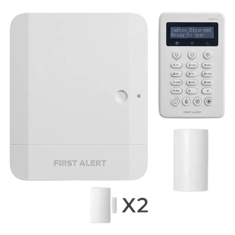 Kit de panel de intrusión híbrido con teclado incluido, 64 zonas (8 cableadas más 56 inalámbricas PROSiX), IP integrado y compatibilidad Total Connect 2.0 HONEYWELL HOME RESIDEO VISTAH3HPKP
