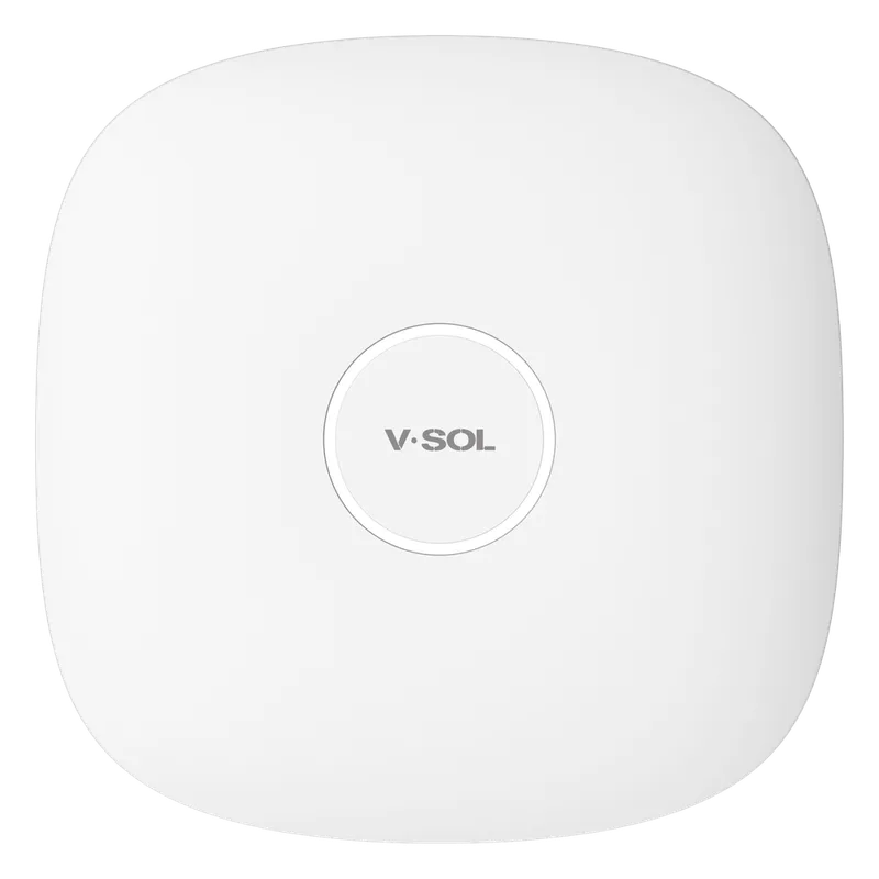 Punto de Acceso POF Dual GPON/EPON para Instalación en Techo, con 1 puerto GPON SC/UPC POF + 1 Puerto Gigabit Ethernet V-SOL V2801AX30C-A-AIR