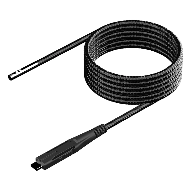 Cámara de Repuesto para Boroscopio Pro / Doble Lente de Exploración 5.5 mm / Cable Blindado 3 m (9.8 ft) / Impermeable IP67 / 6 LEDs con 4 Niveles de Intensidad. KLEIN TOOLS 694-73