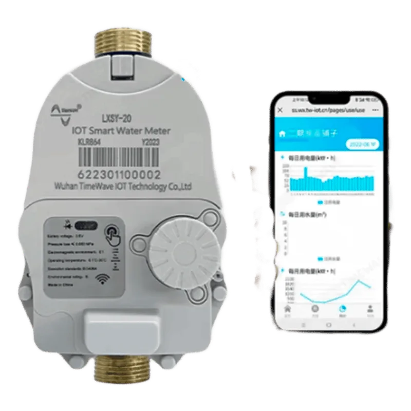 Medidor de Agua Mecánico LoRaWAN IoT de 2 Pulgadas / Smart Metering y Telemetría para BMS / Válvula de Corte de Flujo / Batería Litio de Larga Duración / Comunicación Inalámbrica / Monitoreo Remoto TIMEWAVE TWLXSY50