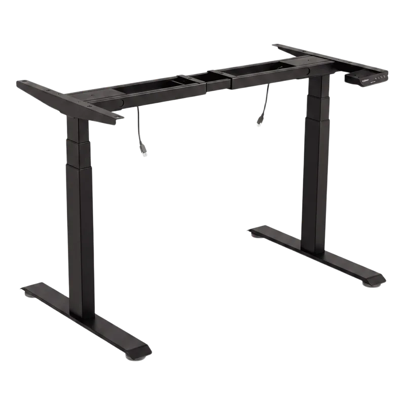 Base de Escritorio Motorizado Profesional / Altura Ajustable 60-125cm / Estructura Estable / Funcionamiento Suave / 3 Preset de Posiciones / Color Negro / Soporta hasta 100Kg de carga EPCOM INDUSTRIAL EM33-2A3-BL
