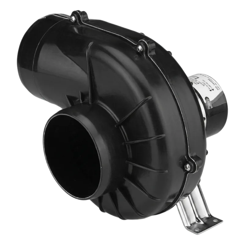 Soplador de Ventilación Marino Flexmount 4" / 250 CFM (7.0 m³/min) / 12Vdc 12.0A / 24Vdc 5.3A / Carcasa de Plástico Reforzado / Soporte Universal Orientable / Conexión de Conducto Deslizante / Protección contra Ignici JABSCO 35440-0010