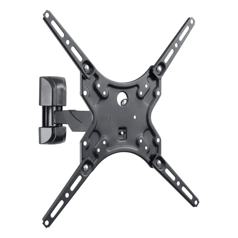 Soporte de pared para pantallas de 32-60 pulg. (81.28-142.24 cm) / VESA desde 100 x 100 hasta 400 x 400 / Carga Máxima 25 kg (55 lb) / Extensión 226 mm / Inclinación +10° / Instalación Hook-and-Hang / Acabado Epoxíd PEERLESS TVP2256