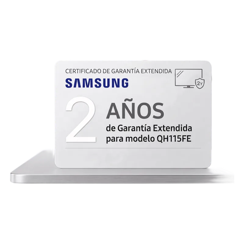 Extension de garantia para pantallas profesionales modelo QH115FE SAMSUNG ELECTRONICS QH115-2YG