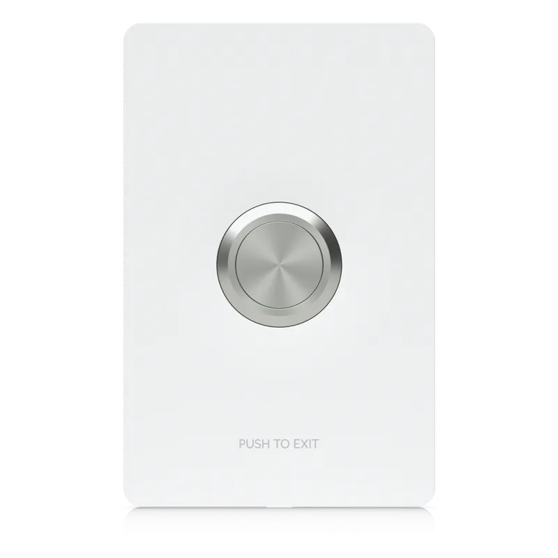 UniFi Access Button Botón de petición de salida táctil con luz indicadora LED, para control de acceso (requiere UA-Hub) UBIQUITI UA-BUTTON