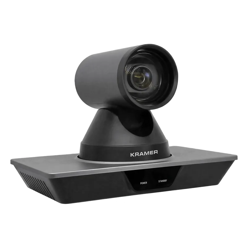Cámara PTZ 4K Ultra-HD | Sensor CMOS 1/2.5" 8.51 MP | Resolución 4K@60fps | Zoom Óptico 12x + Digital 16x | Ángulo de Visión Horizontal 71° | Pan ±170° | Tilt ±30° | Salidas HDMI 1.4, 3G-SD KRAMER K-CAM4K