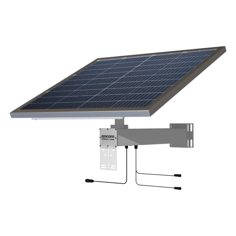 Sistema Autónomo de Alimentación Solar 120W / Batería LiFePO₄ 60Ah (768Wh) / Panel Monocristalino / MPPT / 12V 3A / IP65 / Plug-and-Play / Monitoreo Remoto RS-485 EPCOM POWERLINE EPL12060