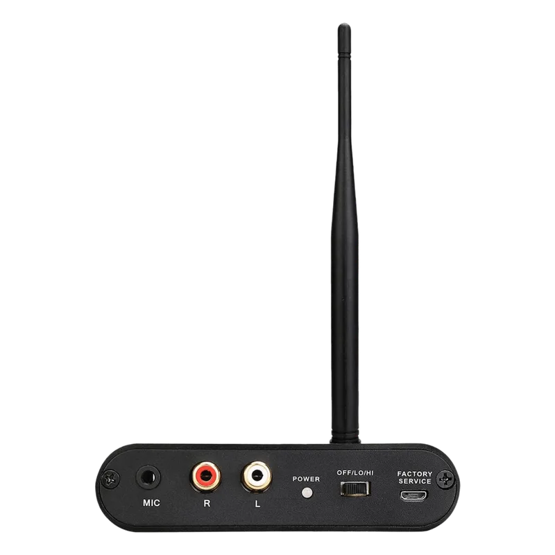 Transmisor Inalámbrico Silent Disco / Sonido HiFi de Alta Fidelidad / Entrada de Micrófono y RCA / Batería 1000 mAh / Alcance 300 m (984 ft) / Portátil y Duradero RETEKESS TA003
