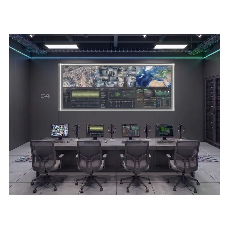 Kit Videowall 3x2 / 6 Pantallas 55" Full HD / Decodificador 16CH 4K / Montaje de Pared / Hikvision DS-VW3X20B55/WM