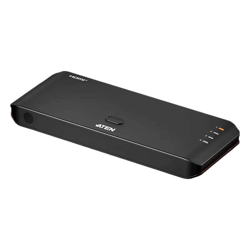 Switch HDMI 4 Puertos True 4K Essentials | RapidSync™ | HDR10+ | HDCP 2.2 | Control por Botón e IR | LPCM 7.1 | Diseño Compacto ATEN VS4841