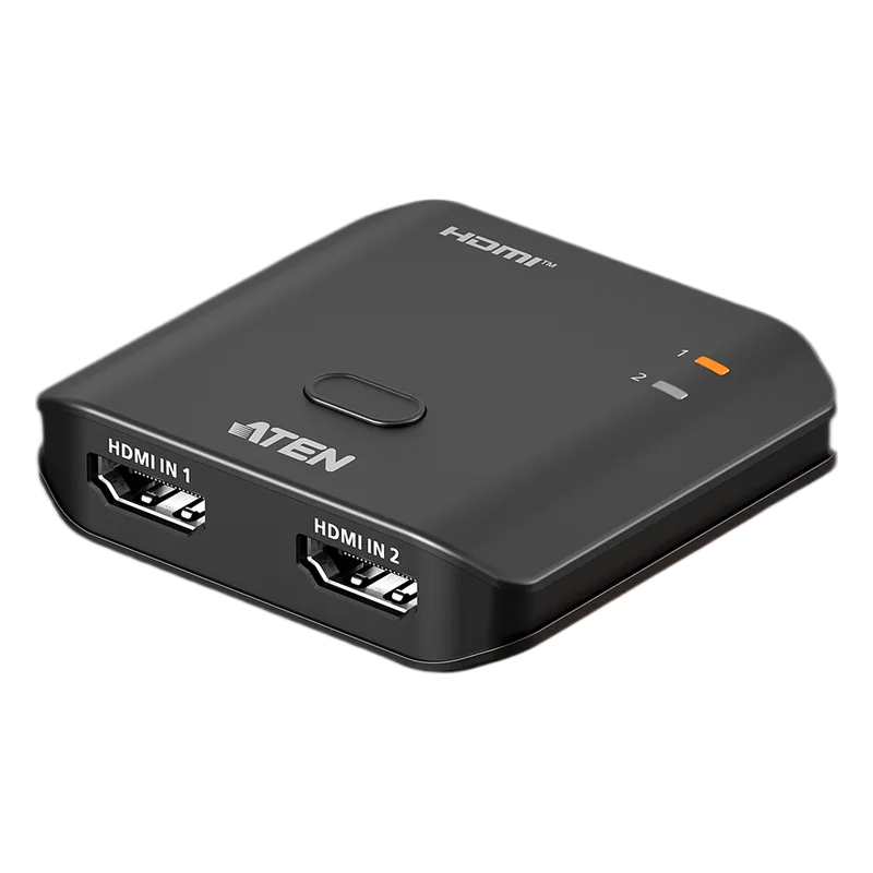 Switch HDMI 2 Puertos 8K Essentials | 48 Gbps | 8K @ 60Hz y 4K @ 120Hz | RapidSync™ | HDR10+ | VRR | ALLM | HDCP 2.3 | Audio LPCM 7.1 | Diseño Compacto ATEN VS5821