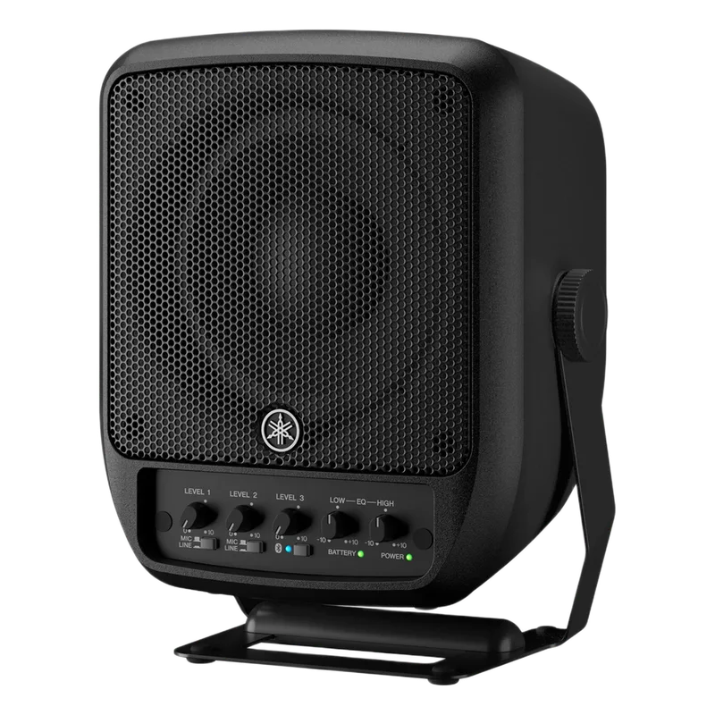 Sistema de Audio Portátil 100w | Altavoz 6.5" Coaxial | Consola de 3 canales | Bluetooth | Incluye Batería Recargable | Carga por UCB-C YAMAHA STAGEPAS 100BTR-MKII