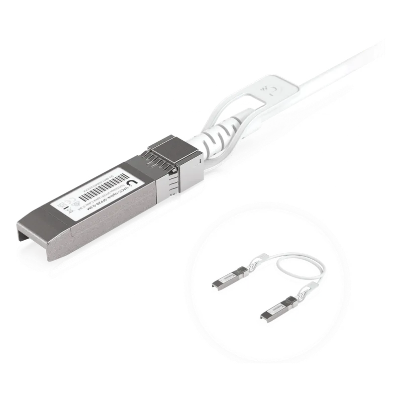 Cable de Conexión Directa DAC Uplink / SFP28 a SFP28 / 1G, 10G y 25G / 0.3 m / Auto Link Optimization UBIQUITI UACC-UPLINK-SFP28-0.3M