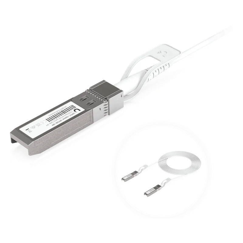 Cable de Conexión Directa DAC Uplink / SFP28 a SFP28 / 1G, 10G y 25G / 3 m / Auto Link Optimization UBIQUITI UACC-UPLINK-SFP28-3M