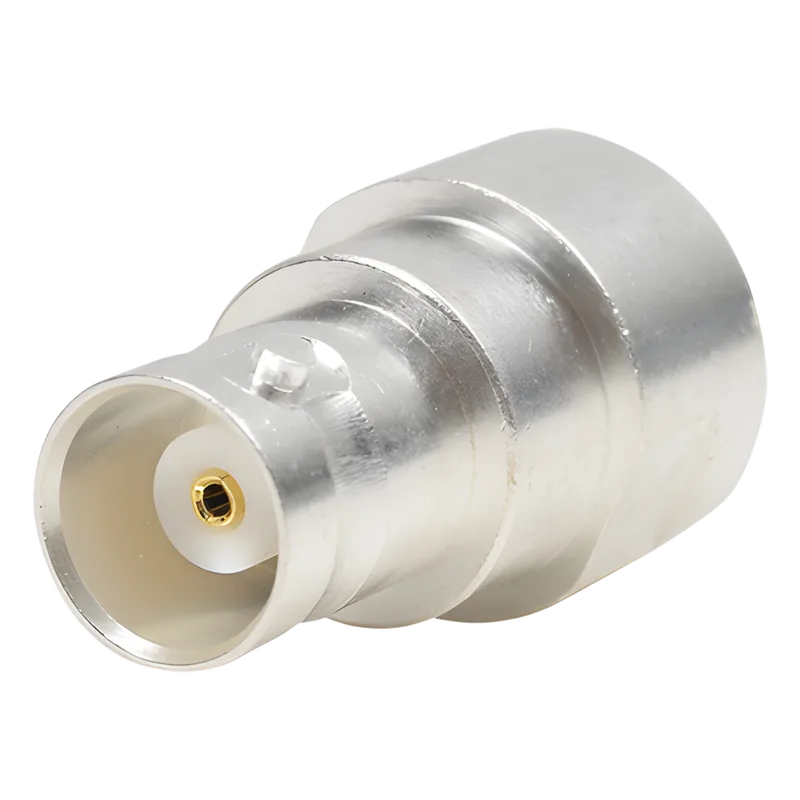 Adaptador UNIDAPT Hembra a BNC Hembra. Plata / Oro / Teflón. RF INDUSTRIES,LTD PT-4000-010