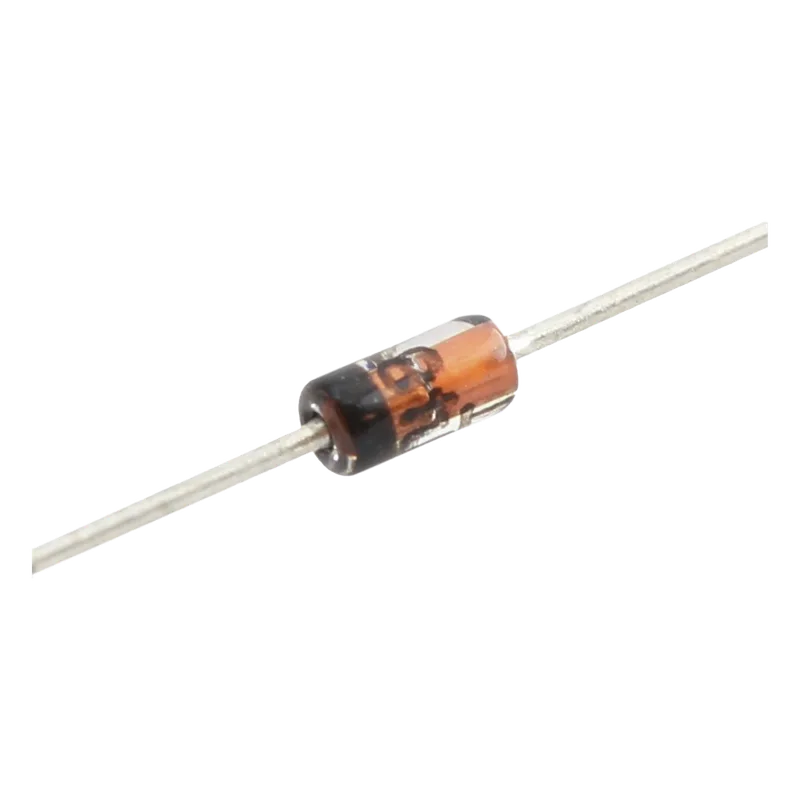 Diodo de Conmutación, I fwd. 300 mA, Vrev 75 V, 0. 5 Watt, Tiempo de Recuperación 4.0 nS, Empacado DO-35. 1N4148