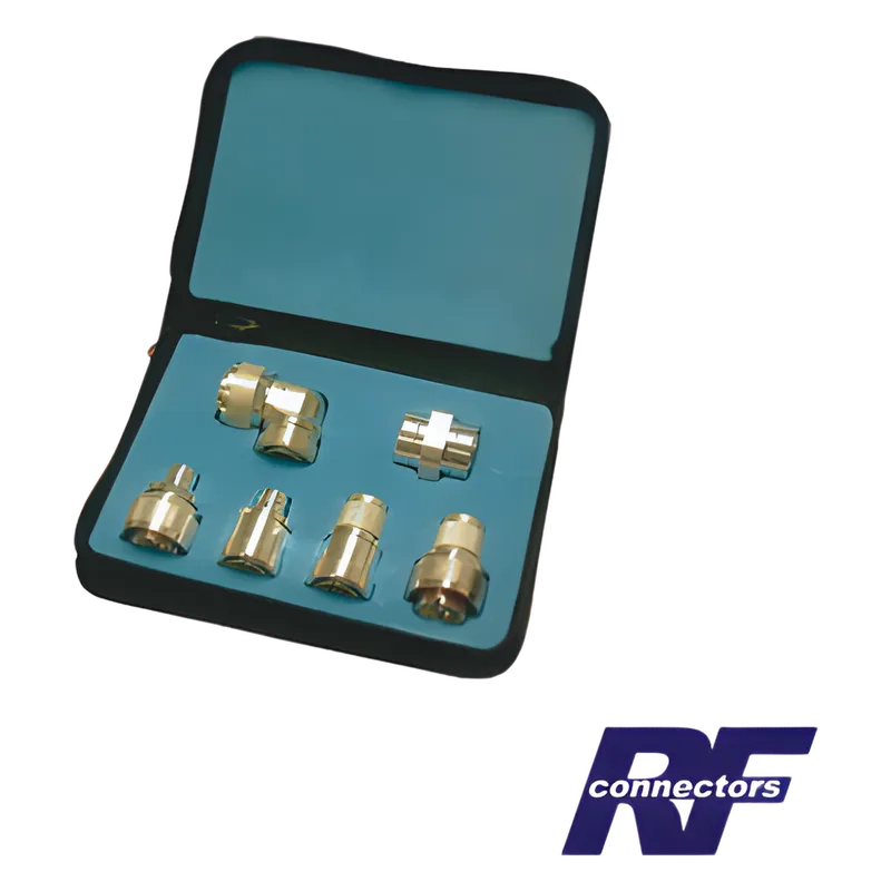 Kit completo de 6 Adaptadores 7-16 DIN. RF INDUSTRIES,LTD RFA-4013