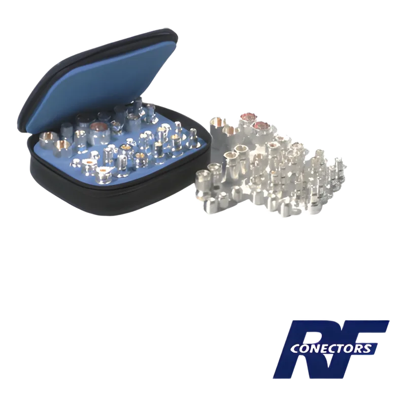 Kit universal de 30 adaptadores UNIDAPT para cualquier aplicación de WiFi, Access Point y Redes Inalámbricas. RF INDUSTRIES,LTD RFA-4024-WIFI