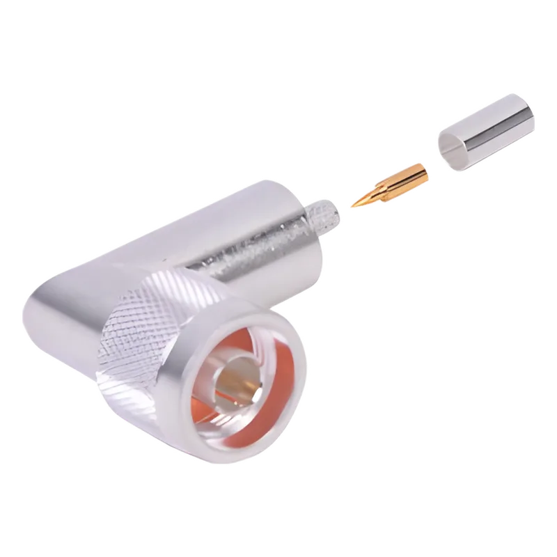 Conector N macho en A/R de anillo plegable para cable RG-58/U. RF INDUSTRIES,LTD RFN-1009-C
