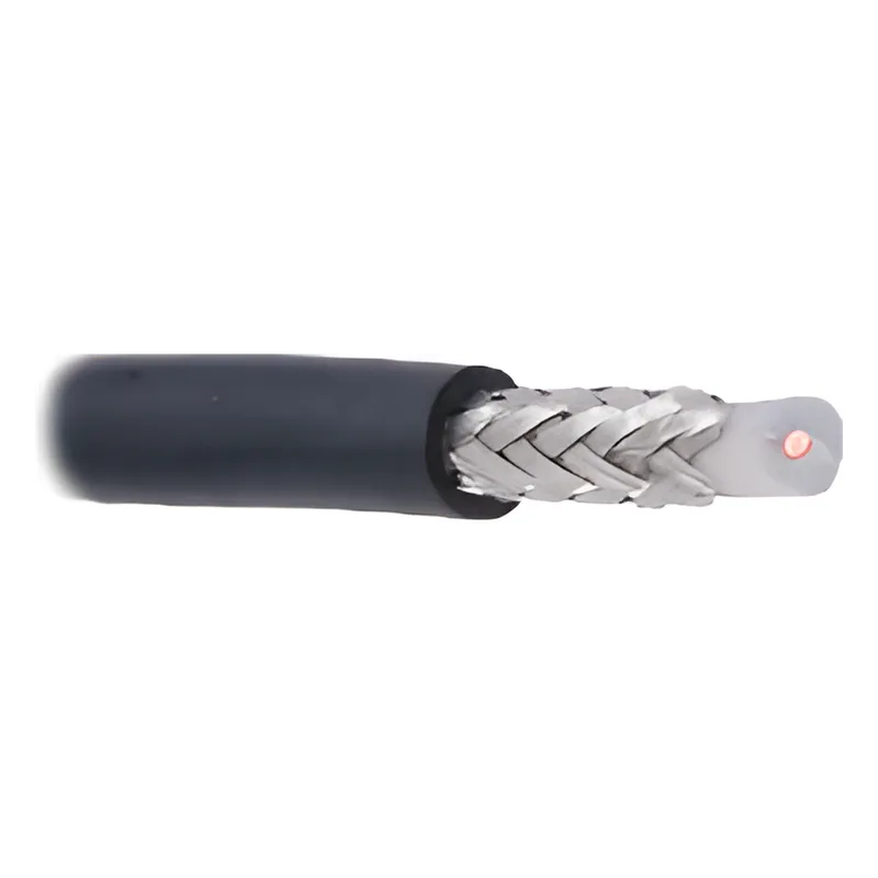 Cable Coaxial RG Broadcast RG58USYS, 20 AWG, Blindaje de Malla Trenzada de Cobre EstaÑado (CuSn) 96%, Aislante de Polietileno SÓlido VIAKON RG-58U-SYS