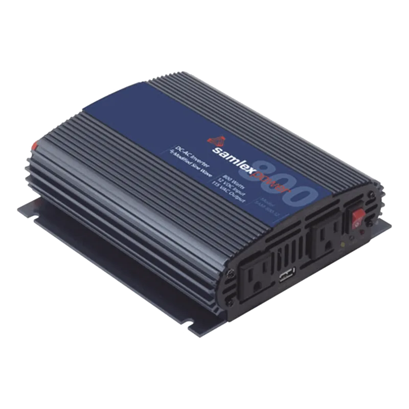 Inversor de Corriente (CD-CA) Potencia Nominal 800 W, Ent:12 Vcc, Sal:115 Vca 60 Hz SAMLEX SAM-800-12