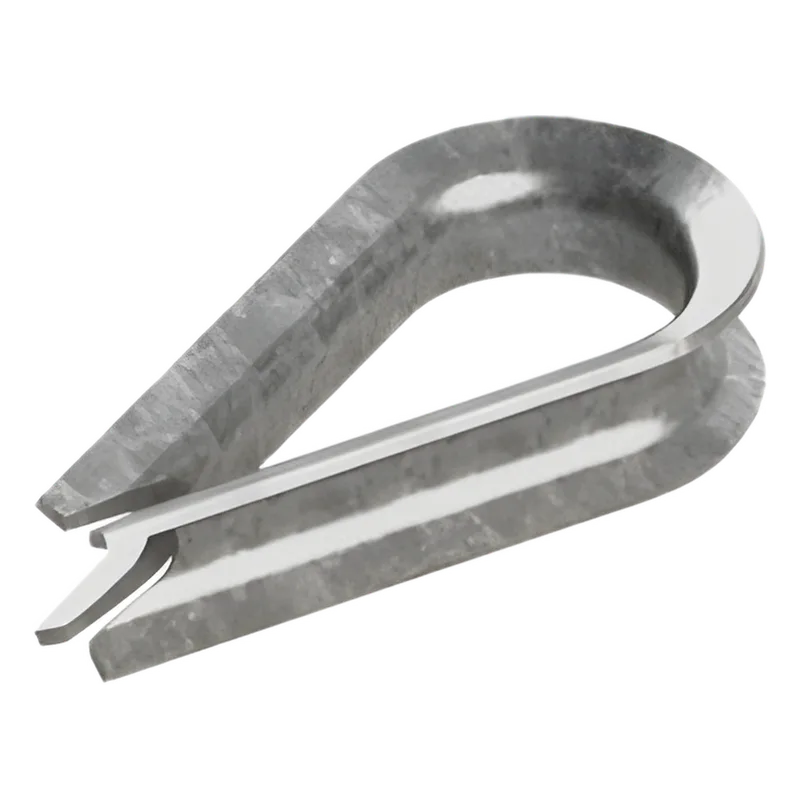 Guardacabo/Cuello/Rozadera para cable de 3/16". Fabricado de Acero Acabado Galvanizado TOWERS SCUE-474