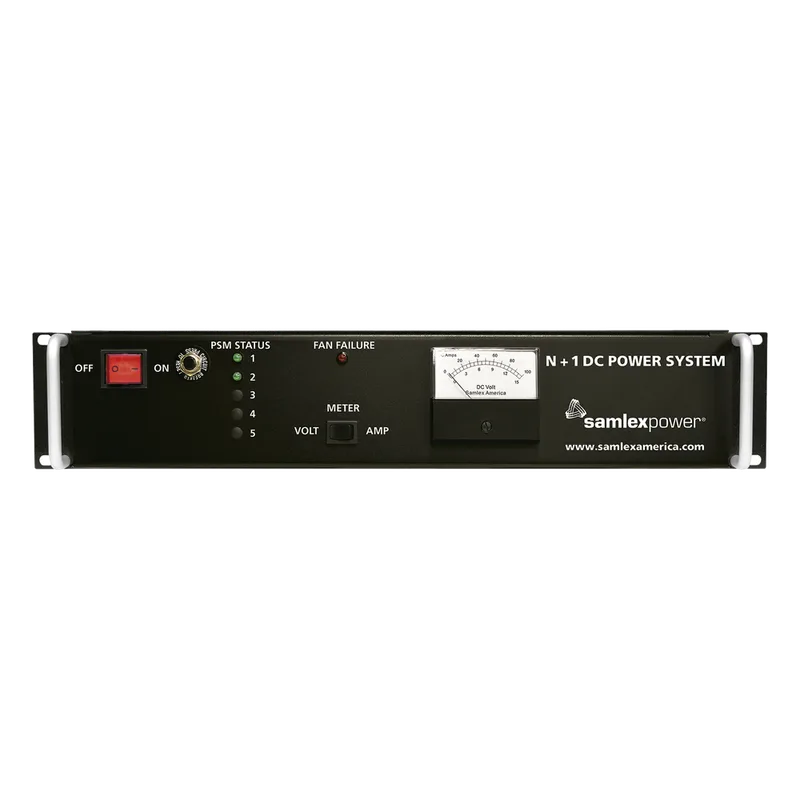 Fuente de Poder Conmutada 13.8V, 40A, Instalación en Rack con Cargador de Baterías SAMLEX SEC-40BRM