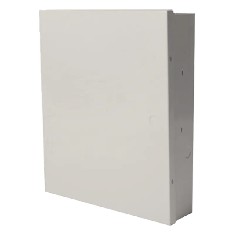 Gabinete metálico para panel de alarma, sin chapa, diseño delgado para instalación en pared HONEYWELL HOME RESIDEO SGRPRV