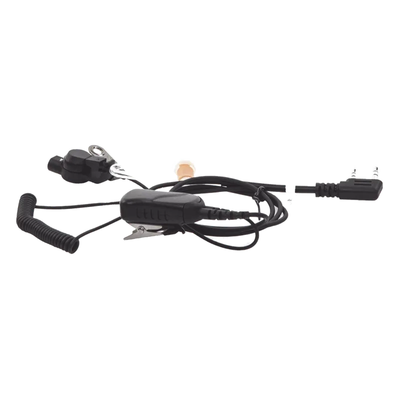 MICRÓFONO DE SOLAPA CON AUDÍFONO DISCRETO P/ KENWOOD Serie G/ 3230/ 2102G/ 2202L/ 2212L/ 2170/ 2360/ 2302/ 2312/ 2000/ 2402/ NX220/ NX240/ TKD240. PRYME SPM-1301