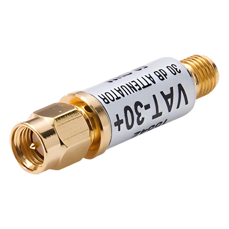 Atenuador en Línea de 30 dB, 0.5W, CD-6 GHz, Conectores SMA Macho-Hembra. MINI CIRCUITS VAT-30