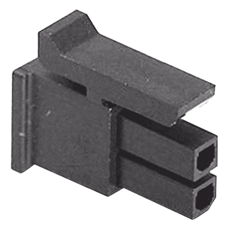 Receptáculo de dos posiciones en Conector Rectangular de Carcasa Negra de 0.118 "(3.00 mm) Molex. WM1783-ND
