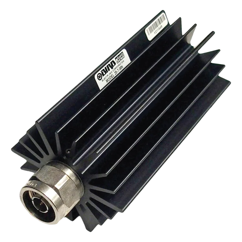 Carga Fantasma Terminal de 50 Ohm, 25 Watt, CD-4 GHz, Conector N Macho. BIRD TECHNOLOGIES 25TMN