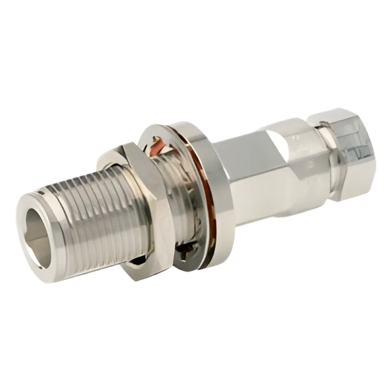 Conector N Hembra de chasis para cable FSJ1-50A ANDREW / COMMSCOPE F1PNF-BHC