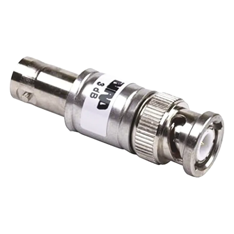 Atenuador en Línea de 3 dB, 2 Watt Máx., CD-4 GHz, Conectores BNC Macho-Hembra. BIRD TECHNOLOGIES 2AMFB-03