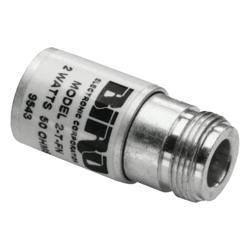Carga Fantasma Coaxial, 50 Ohm, DC-6 GHz, 2 Watt, Conector N Hembra. BIRD TECHNOLOGIES 2TFN