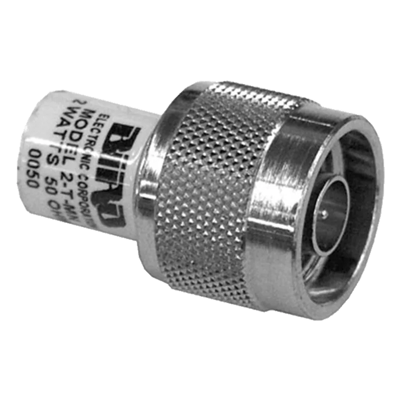 Carga Fantasma Terminal de 2 W, Impedancia de 50 Ohm y Conector N Macho. BIRD TECHNOLOGIES 2TMN