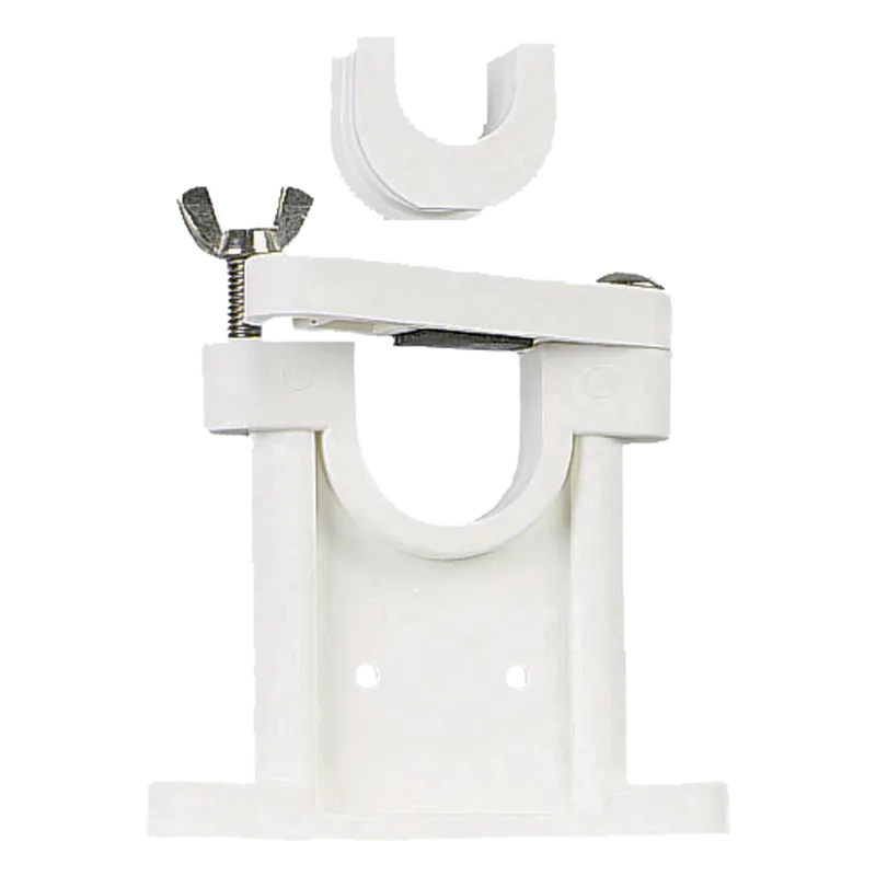 Soporte para antenas de 1 1/2 ", 1 1/8" y 1" de diametro, utilizando el adaptador incluido. SHAKESPEARE 408R