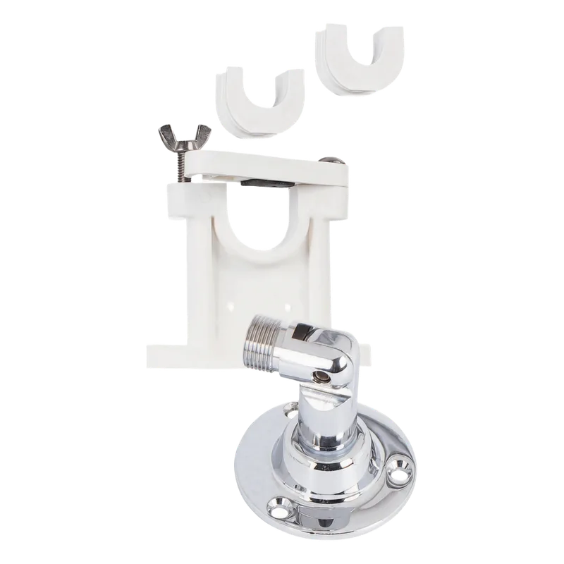 Kit de Montaje SHAKESPEARE 410-R / Soporte Giratorio 81-S + Soporte Superior 408-R / Para Antenas de 1" a 1-1/2" de Diámetro / Acero Inoxidable / Rosca 1"-14