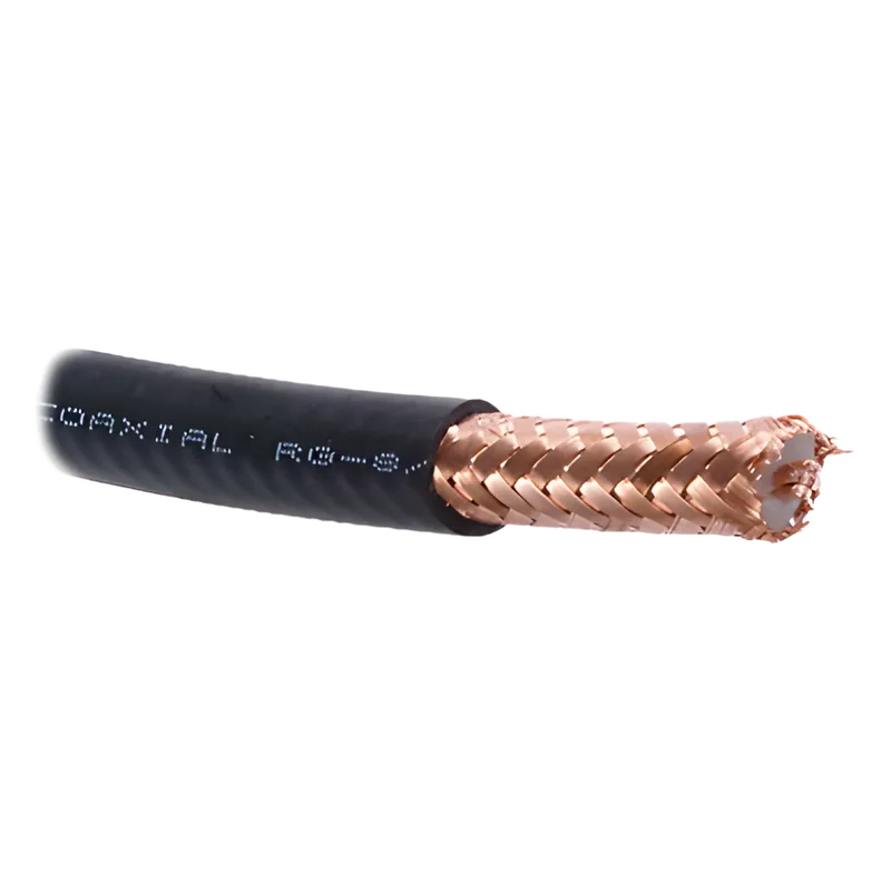 Cable Coaxial RG8, 50 OHMS, 4.1DB, 100% Cobre, Hecho en México, Retazo de 10 Metros VIAKON RG8USYS*10MTS