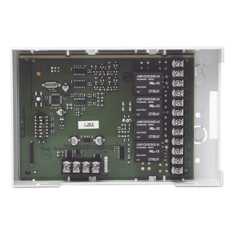 Módulo de expansión de 4 relevadores tipo C para paneles con conexión vía bus de teclado supervisado HONEYWELL HOME RESIDEO 4204