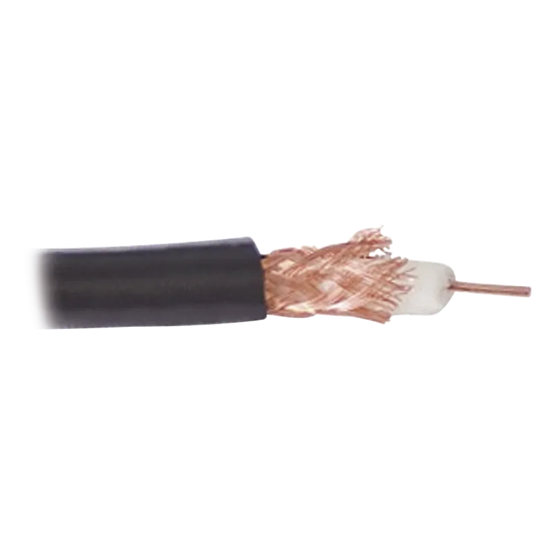 ( Precio Por Metro ) Cable RG59, Conductor Central De Alambre De Cobre Calibre 20, Blindado De Malla Trenzada De Cobre 80%, Aislante De Polietileno Sólido. Hasta Agotar Existencias VIAKON RG59USYSCOB