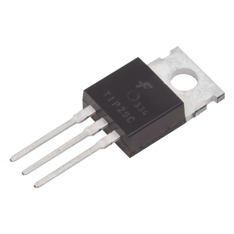 Transistor de Potencia NPN de Silicon, 100 Vce, 1 Amp. 30 Watt, TO-220. TIP-29C